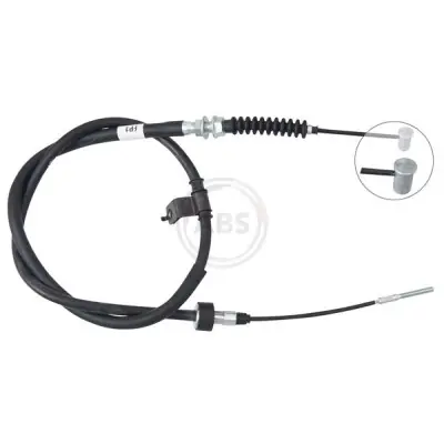 Cable de accionamiento, freno de estacionamiento A.B.S. K17539 Popular